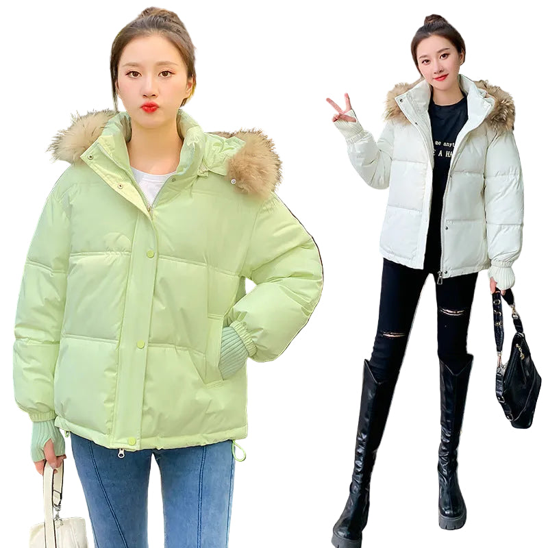 Alba – chaqueta acolchada gruesa con capucha de mujer – foto 5