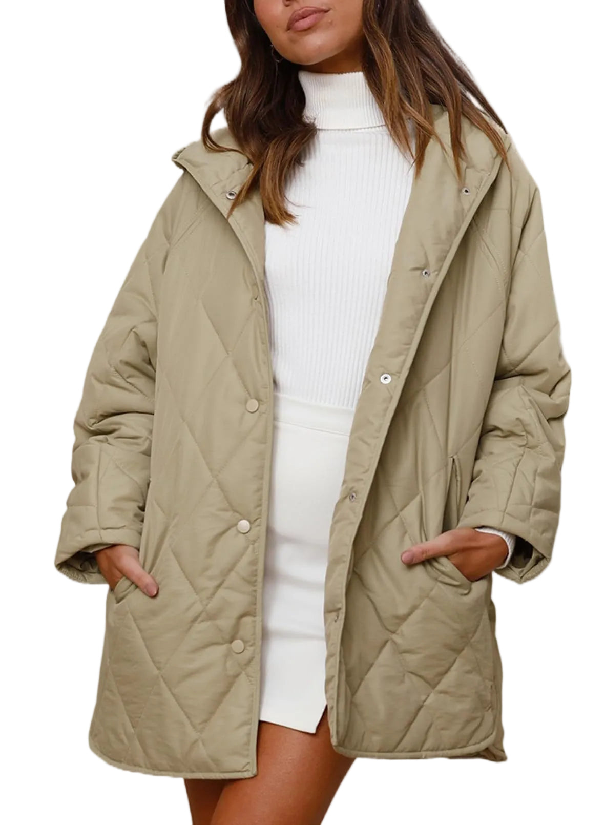 Nerea – chaqueta acolchada ligera con capucha de mujer – foto 9