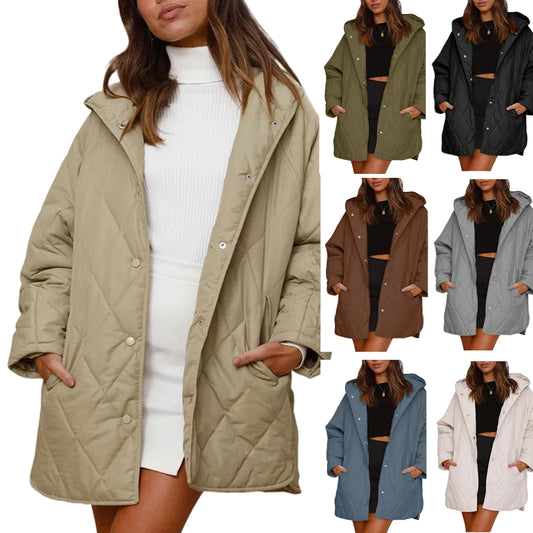 Nerea – chaqueta acolchada ligera con capucha de mujer – foto 2