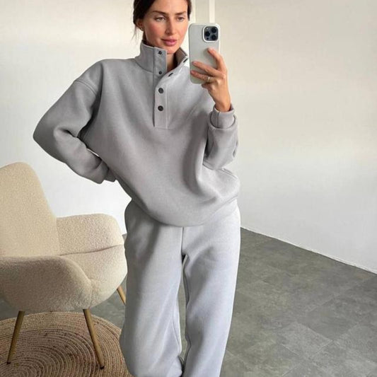 Novara - conjunto oversize de sudadera y pantalón de mujer - foto 2