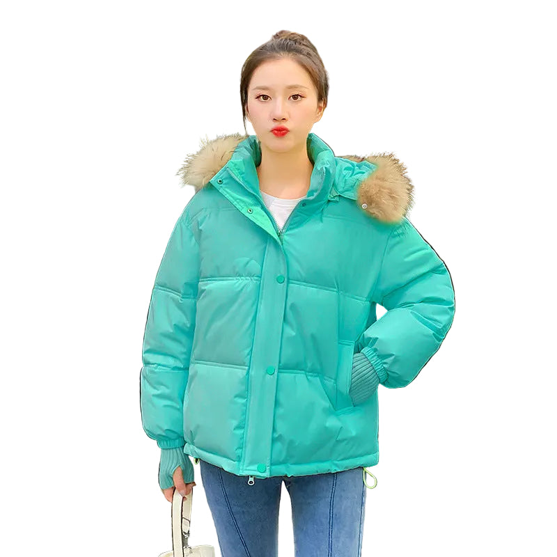 Alba – chaqueta acolchada gruesa con capucha de mujer – foto 4