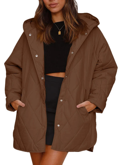 Nerea – chaqueta acolchada ligera con capucha de mujer – foto 3