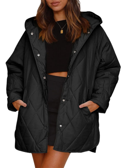 Nerea – chaqueta acolchada ligera con capucha de mujer – foto 10