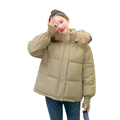 Alba – chaqueta acolchada gruesa con capucha de mujer – foto 8
