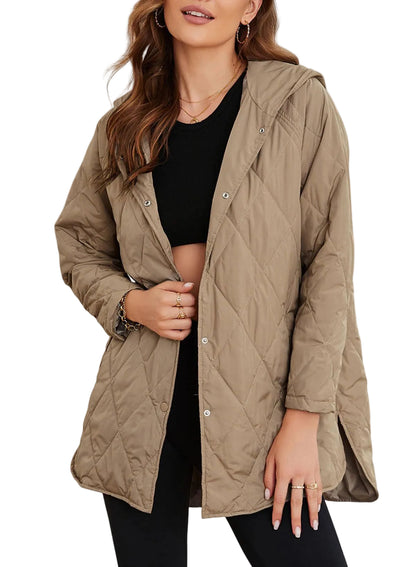 Nerea – chaqueta acolchada ligera con capucha de mujer – foto 6