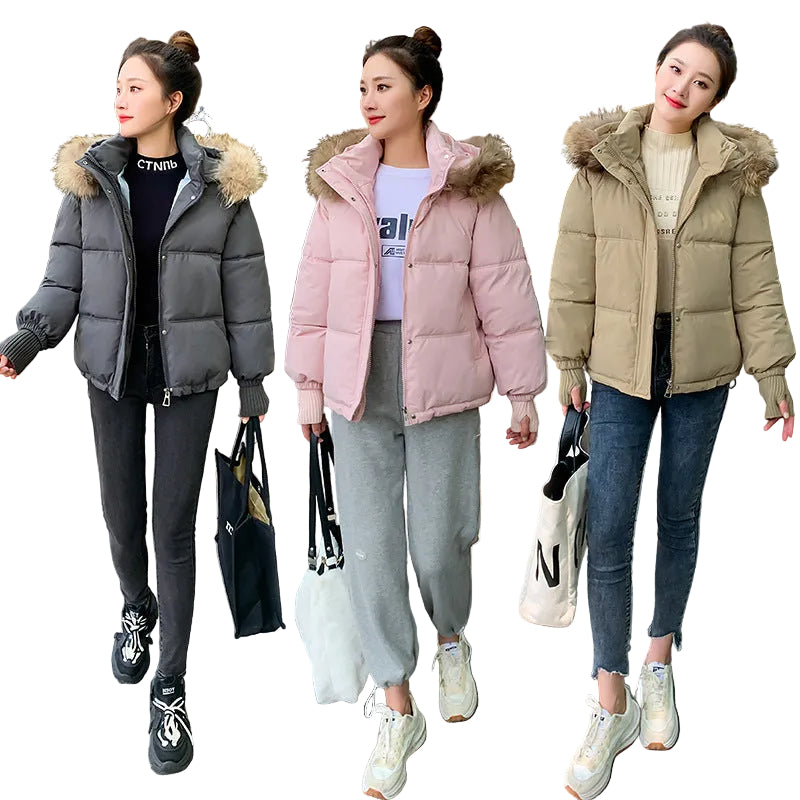 Alba – chaqueta acolchada gruesa con capucha de mujer – foto 7