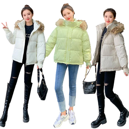 Alba – chaqueta acolchada gruesa con capucha de mujer – foto 2