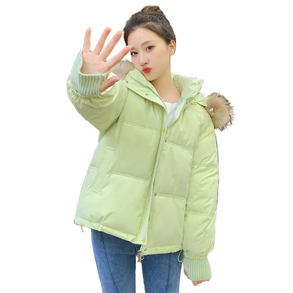 Alba – chaqueta acolchada gruesa con capucha de mujer – foto 6